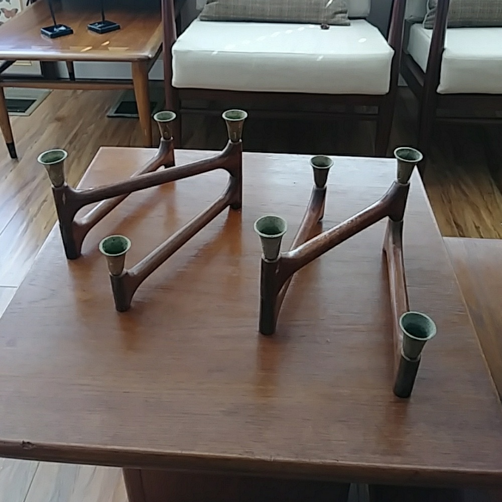 Mid century candle holder.